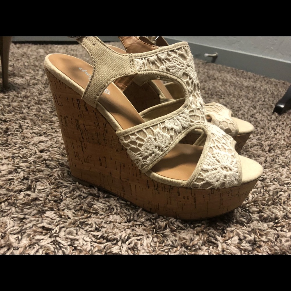 Woman’s wedge heel